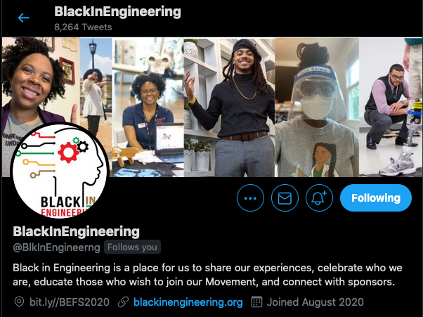 Black In Engineering Screenshot